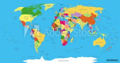 Bild vun Political World Map